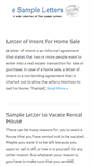 Mobile Screenshot of esampleletters.com